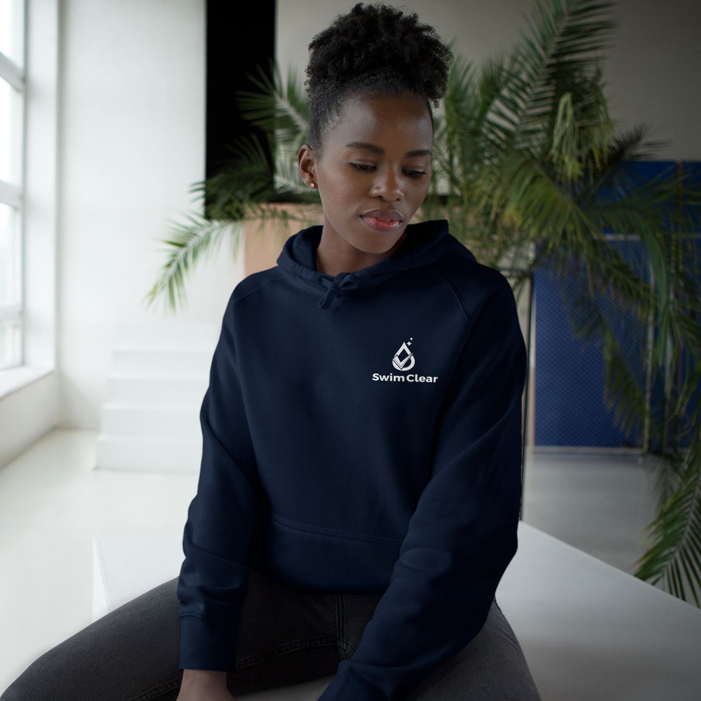 SwimClear Logo Unisex Hoodie - Double Sided
