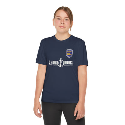 Golden Boots - Wicking Sports Youth Tee - Front Print only