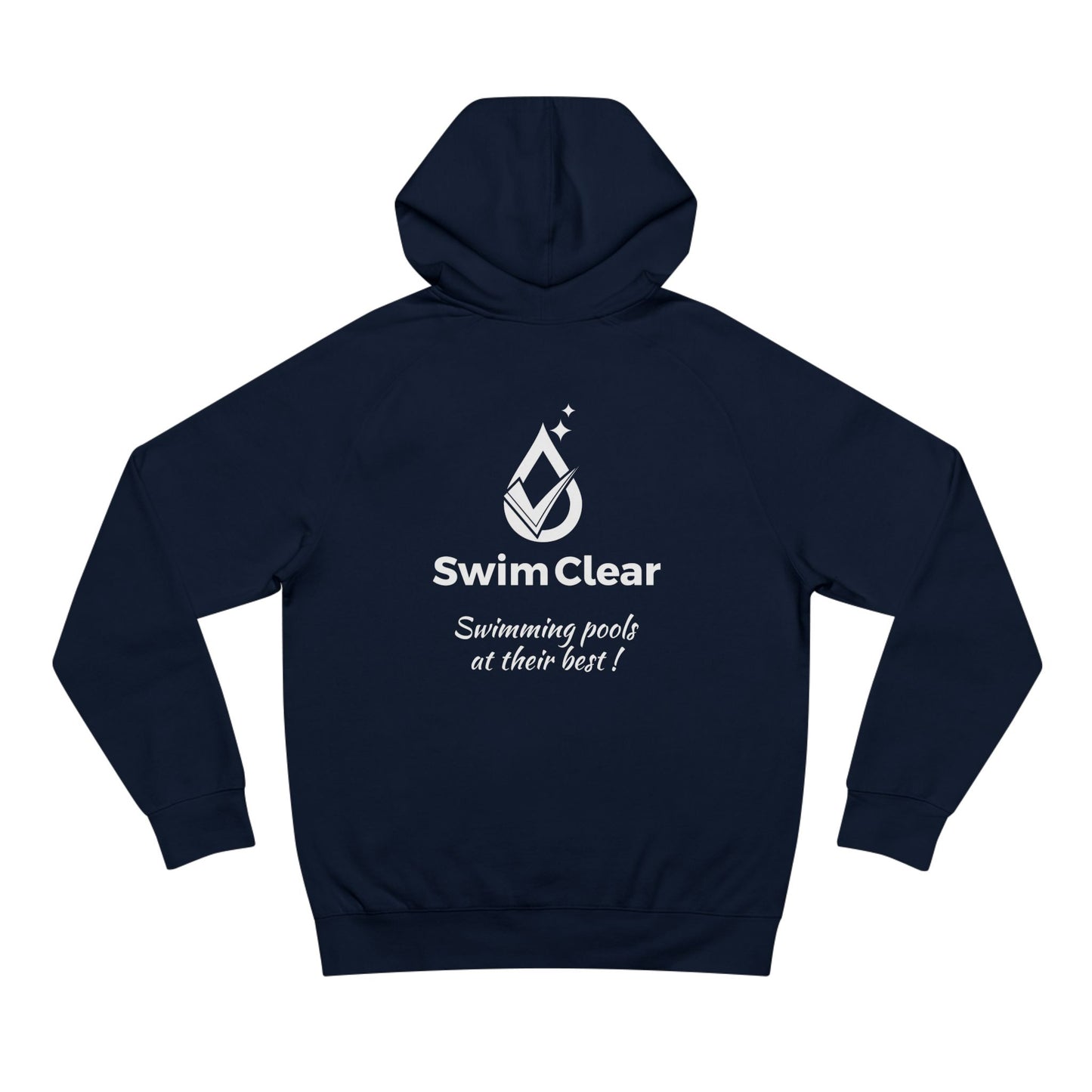 SwimClear Logo Unisex Hoodie - Double Sided