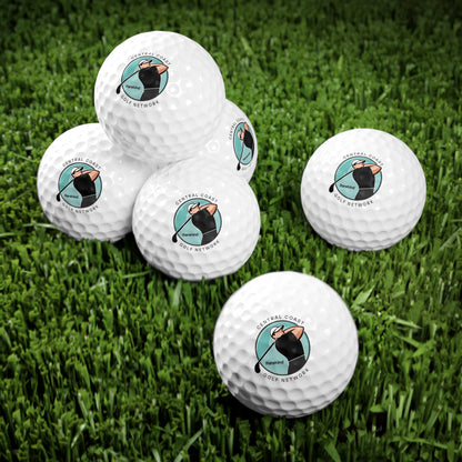 Central Coast Golf Network - Golf Balls, 6pcs