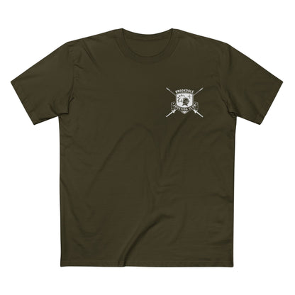 Brookdale Jousting Club T-Shirt over heart logo