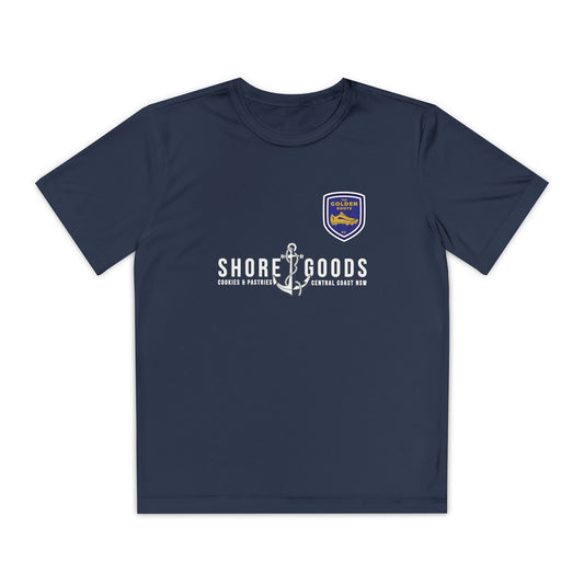 Golden Boots - Wicking Sports Youth Tee - Front Print only