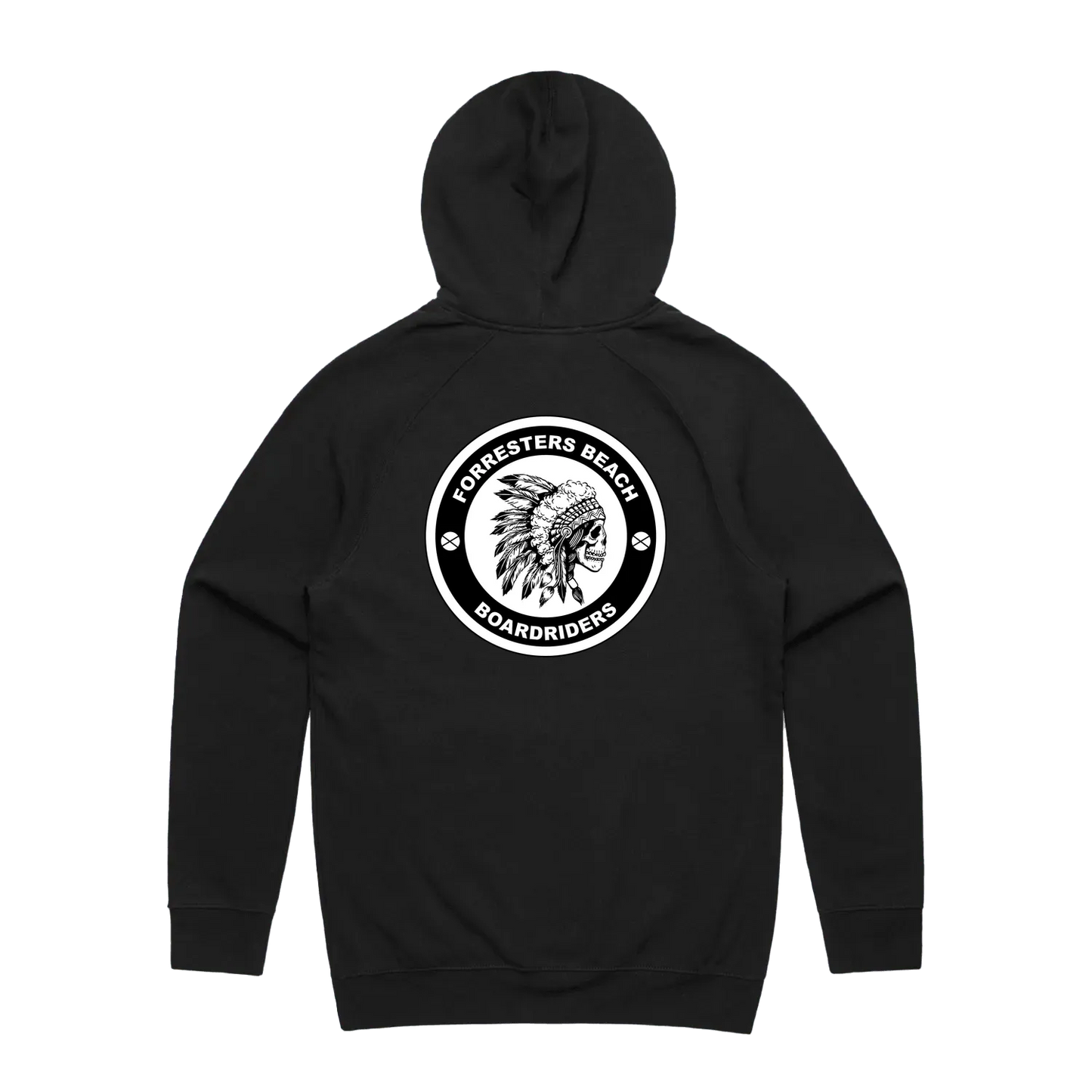 Black back flat lay