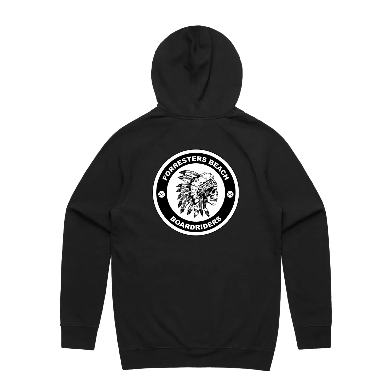 Black back flat lay