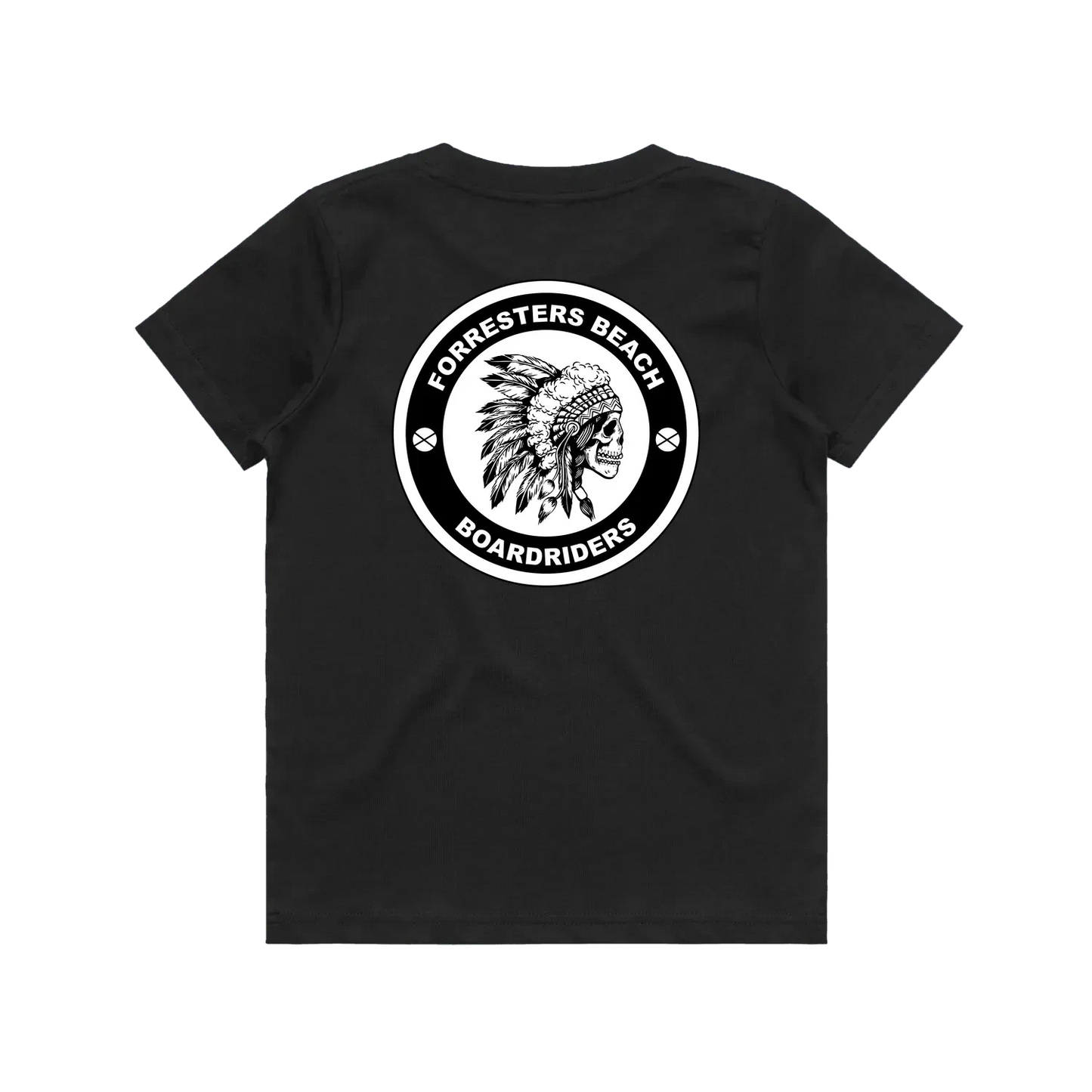 Black back flat lay
