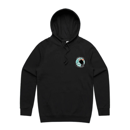 Black front flat lay