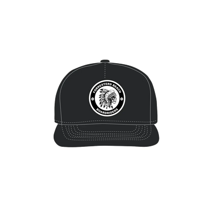 Black front flat lay