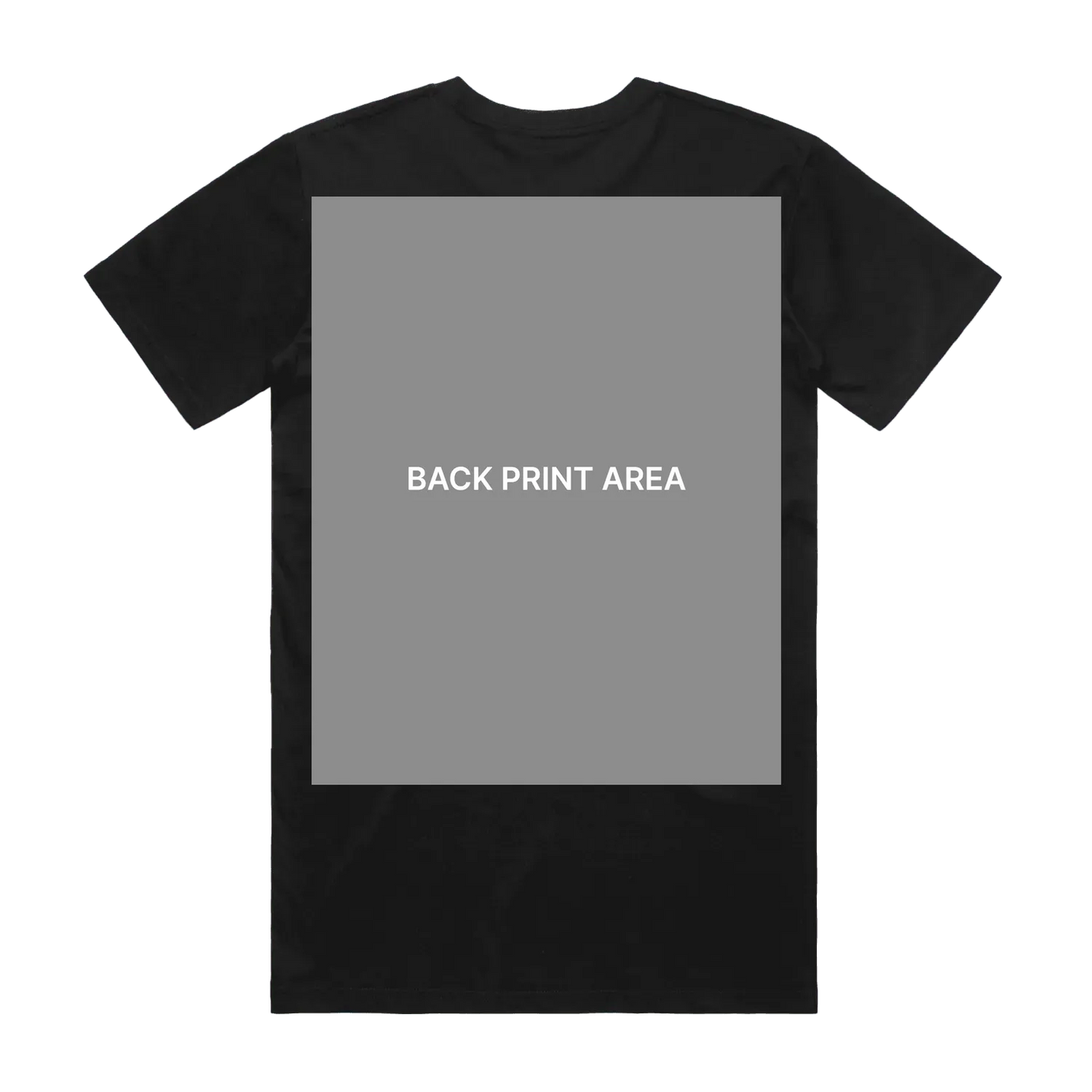 Black back flat lay
