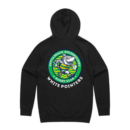 Avoca Beach Golden Oldies Logo Hoodie - Front and Back Print