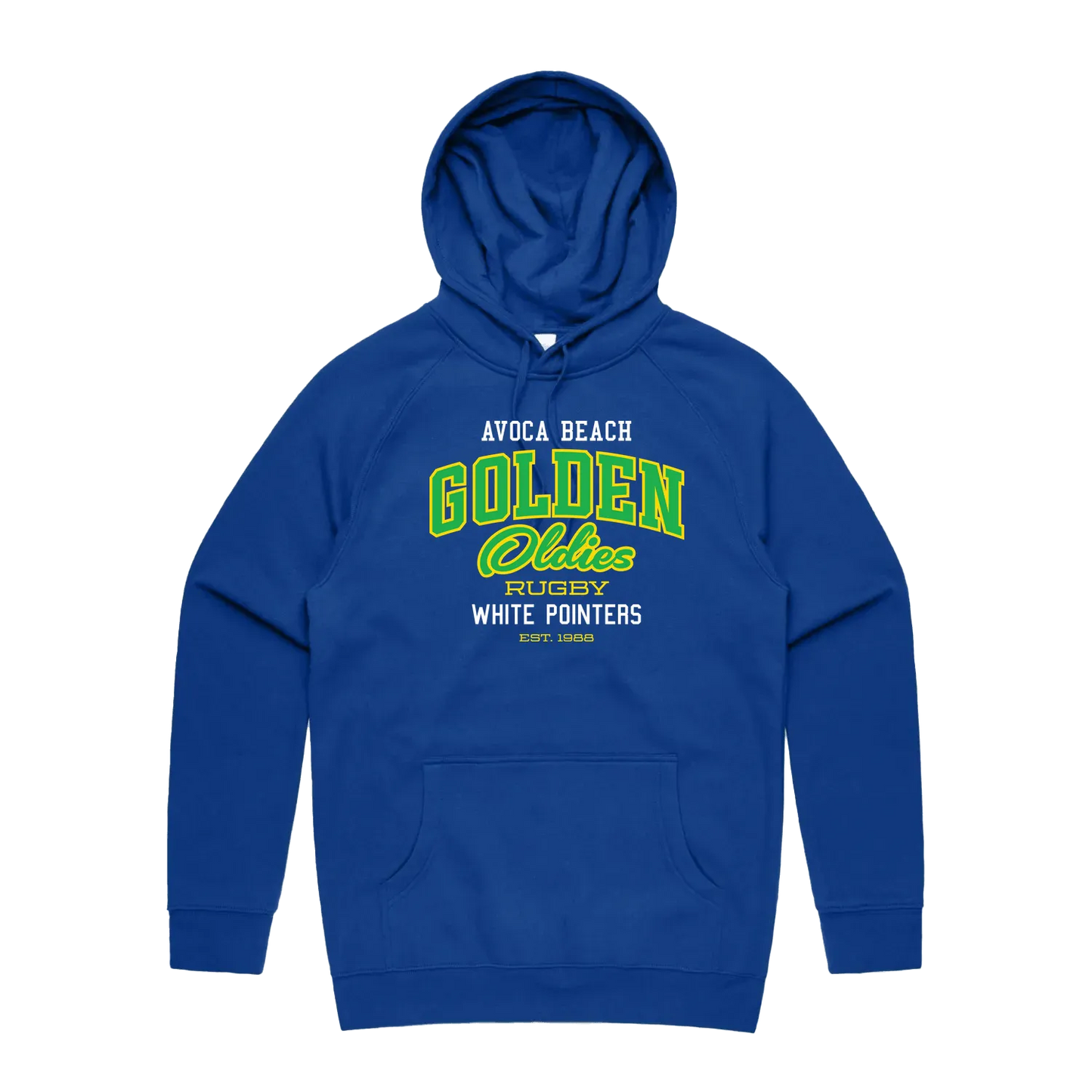 Avoca Beach Golden Oldies Hoodie - Front Print 2026