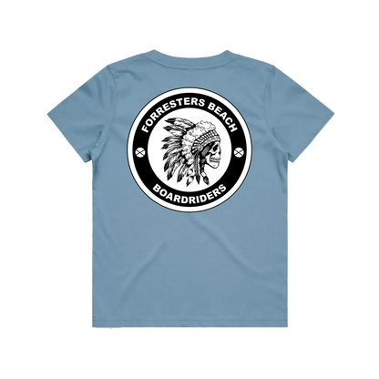 Carolina Blue back flat lay