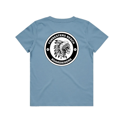 Carolina Blue back flat lay