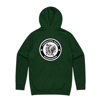 Forest Green back flat lay