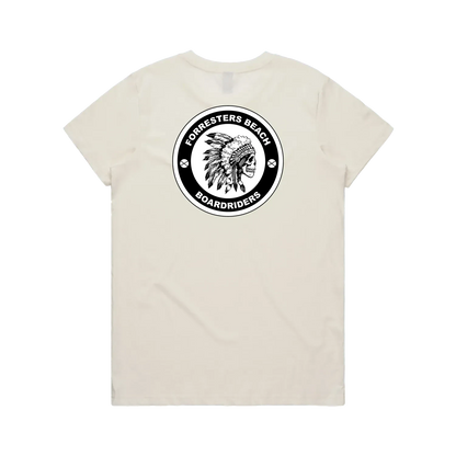Forresters Beach Boardriders Womens T-shirt - Back Print