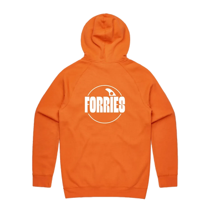Orange back flat lay
