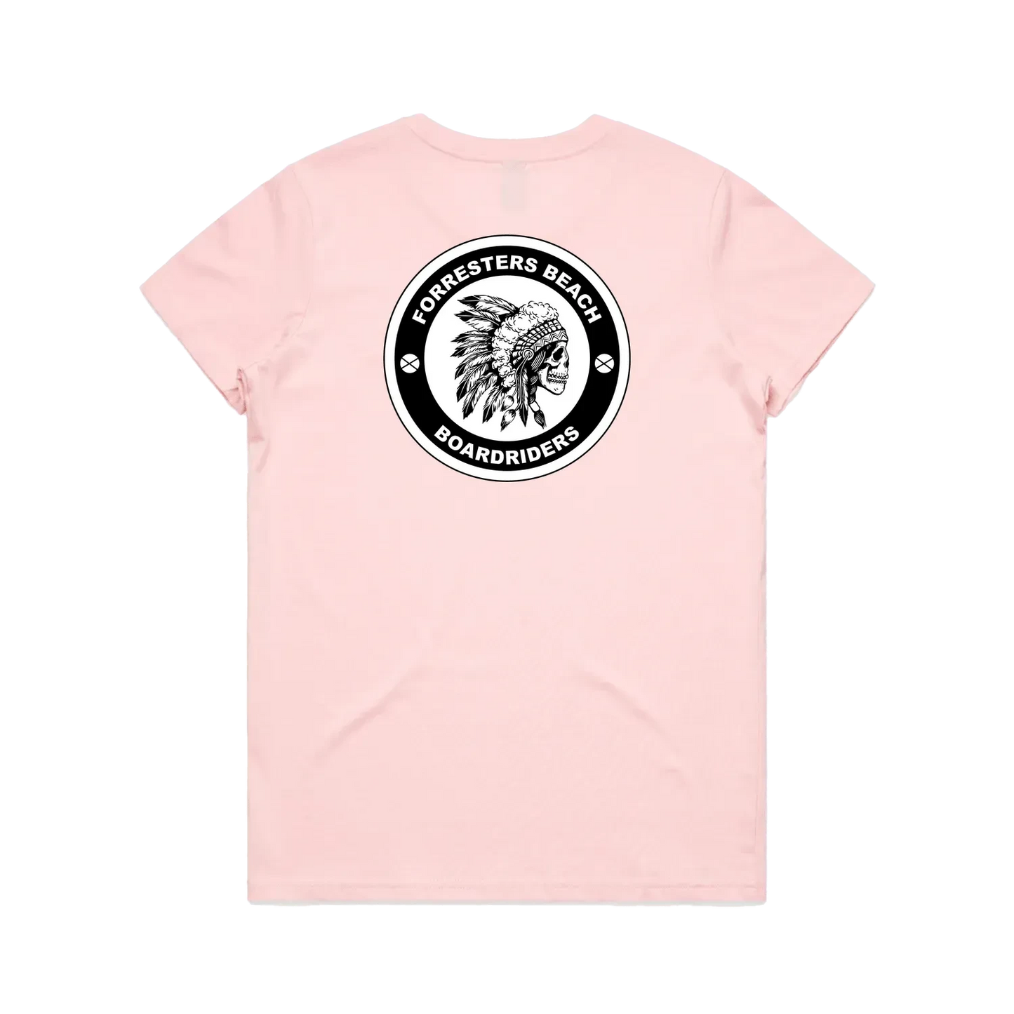 Pink back flat lay