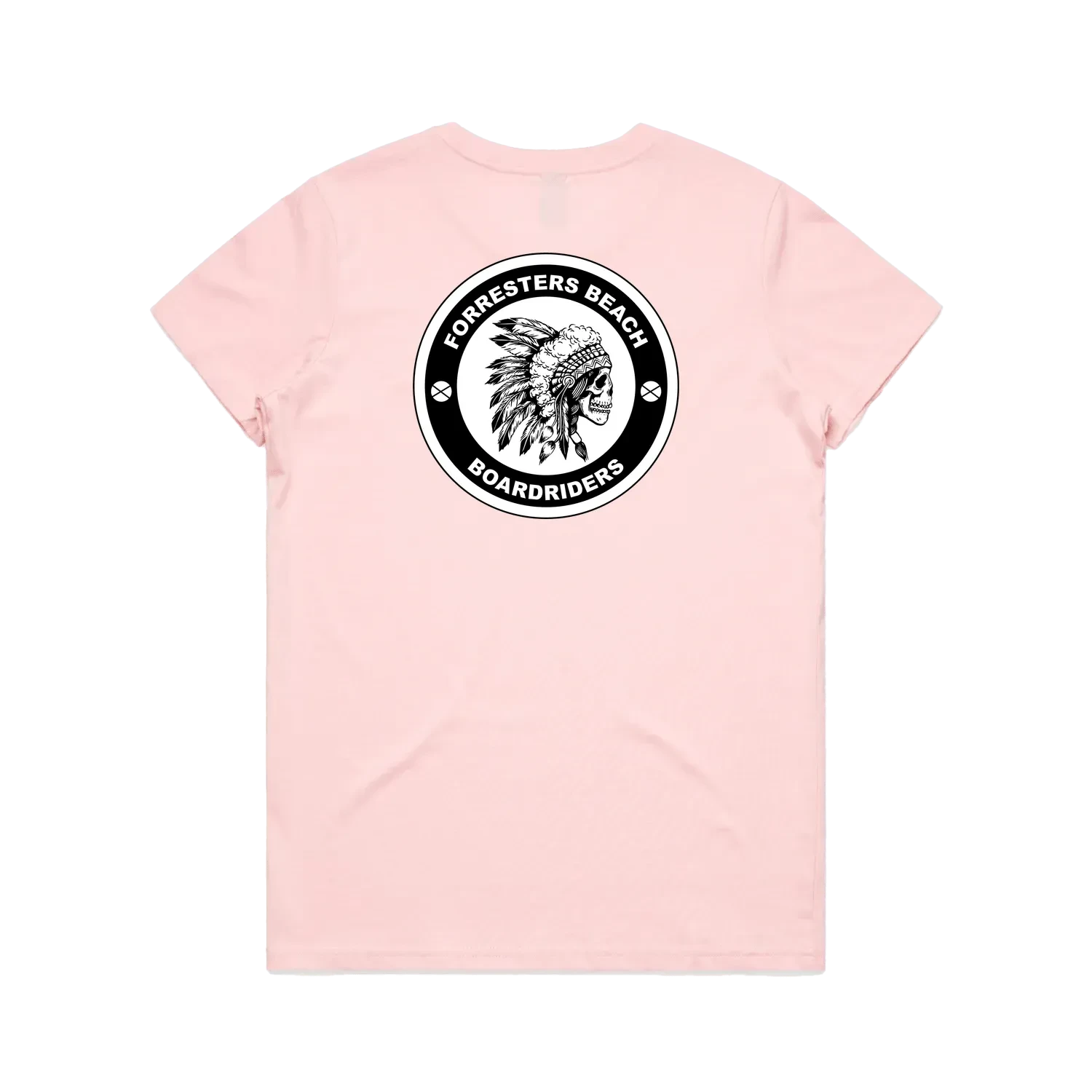 Pink back flat lay
