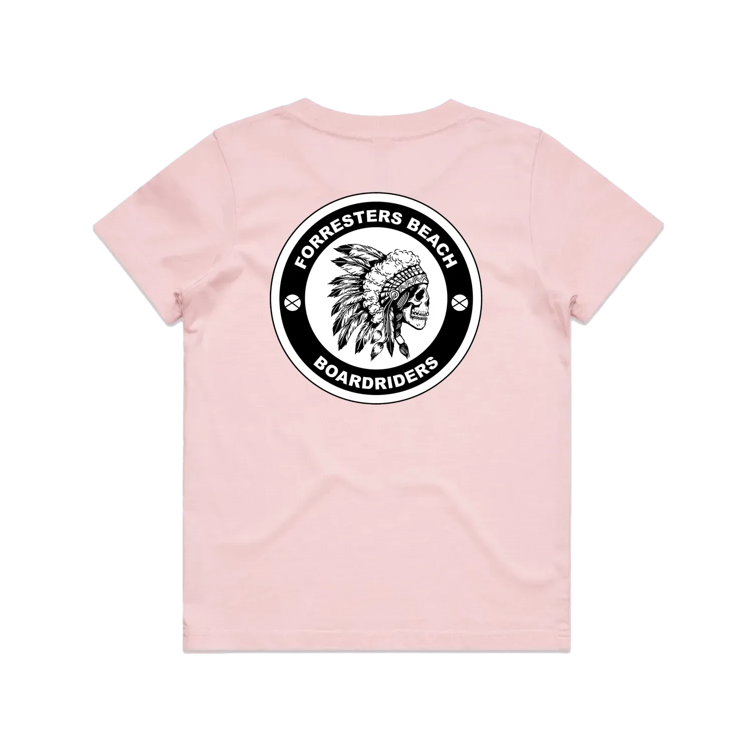 Pink back flat lay