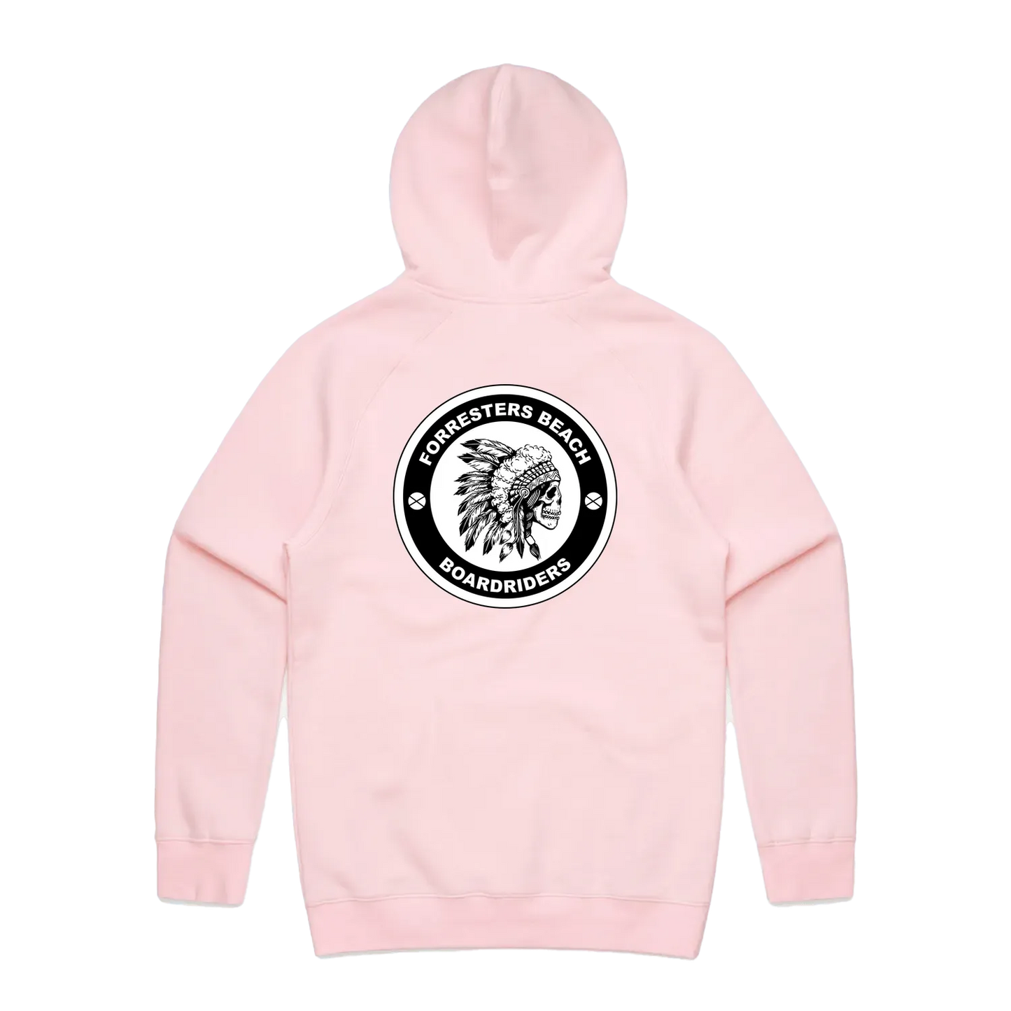 Pink back flat lay