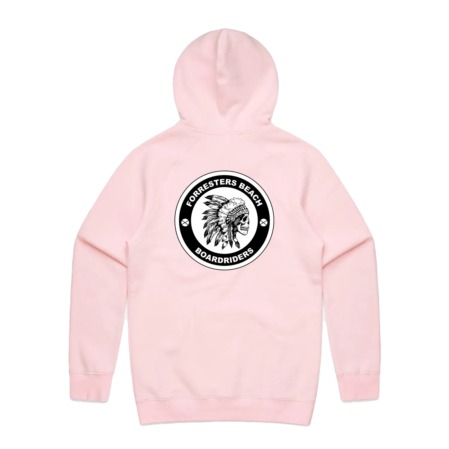 Pink back flat lay