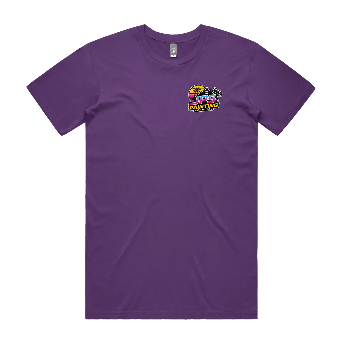 Purple front flat lay