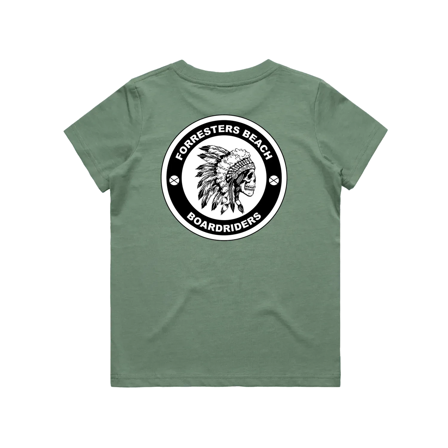 Sage back flat lay