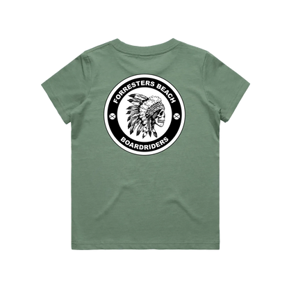Sage back flat lay