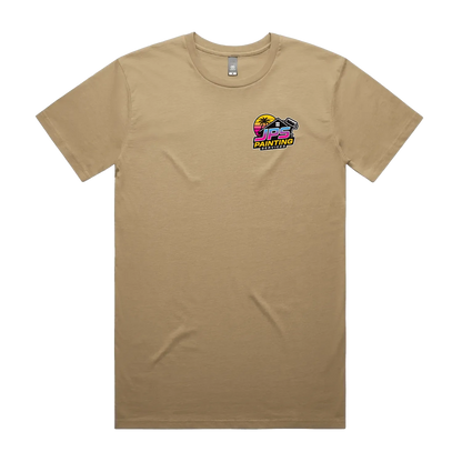 Sand front flat lay