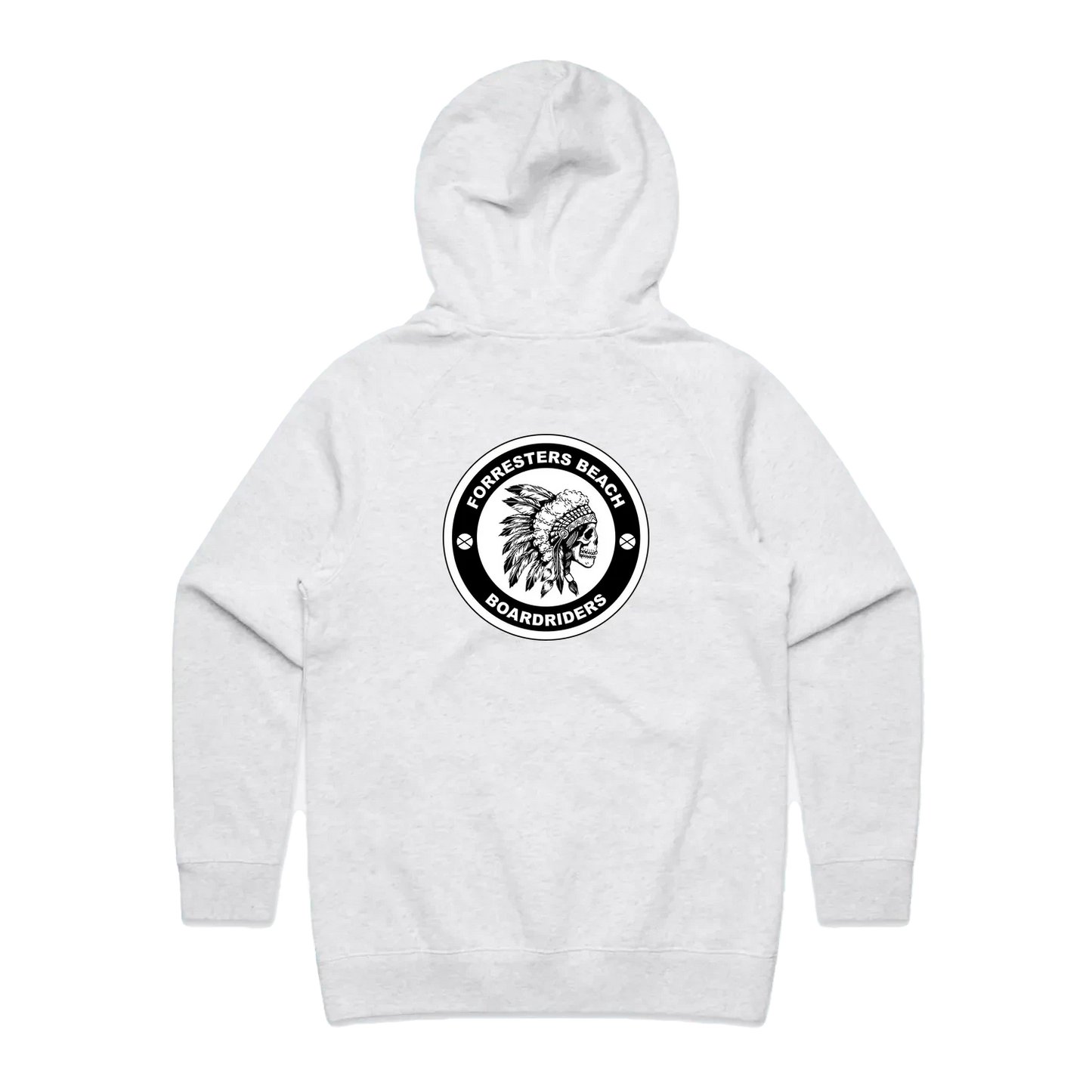 White Marle back flat lay