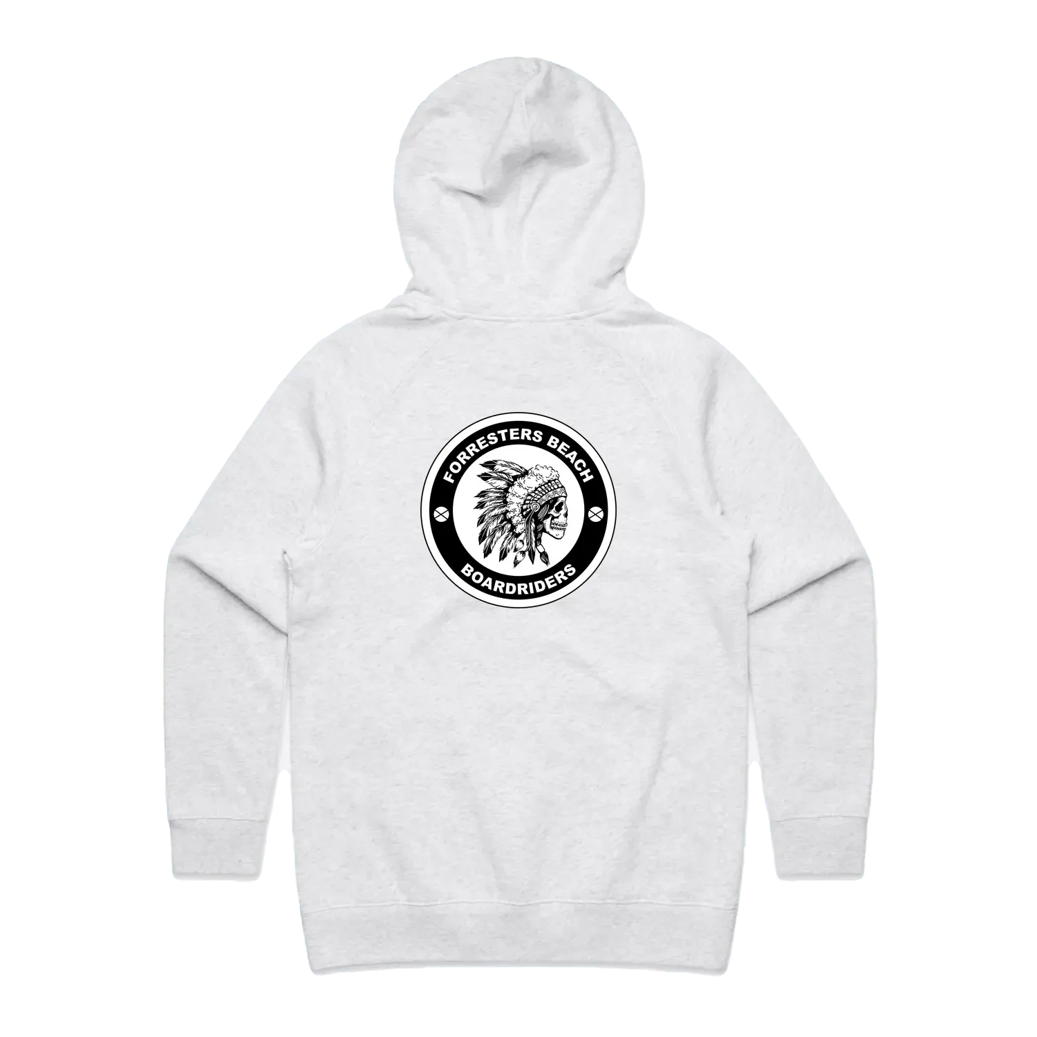 White Marle back flat lay