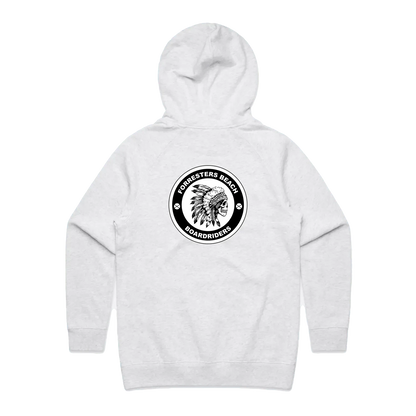 White Marle back flat lay