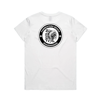 White back flat lay