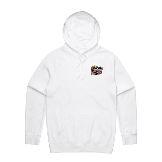 White front flat lay
