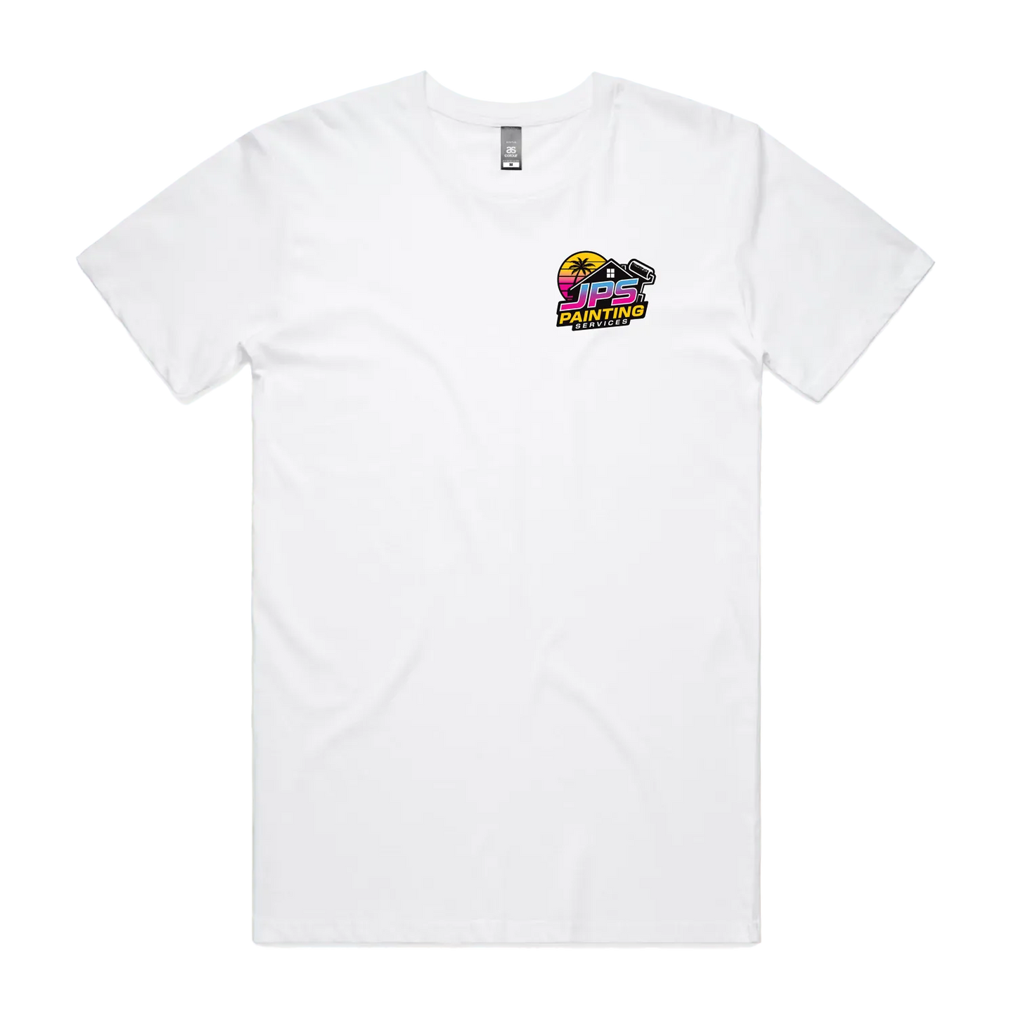 White front flat lay
