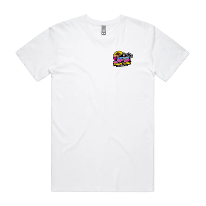 White front flat lay