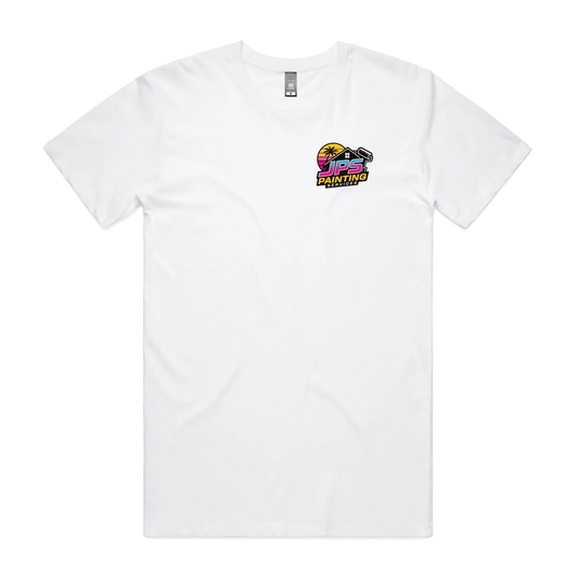 White front flat lay